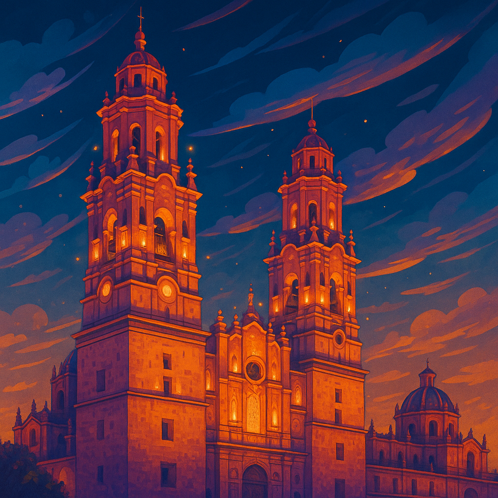 Catedral de Morelia - Centro Histórico UNESCO, arquitectura barroca de Michoacán